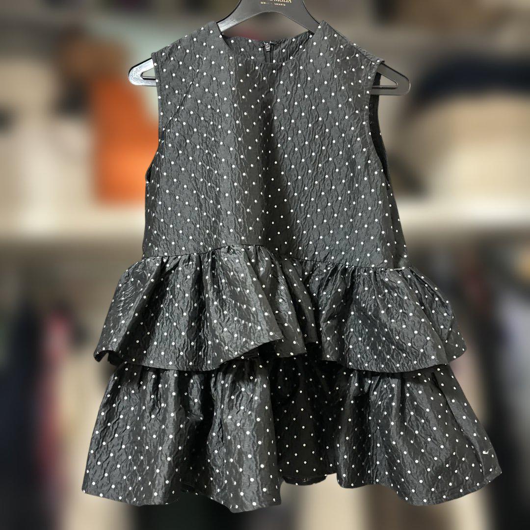 JACQUARD DOT VOLUME SKIRT - BIRTHDAY BASH