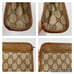 Gucci GG Vintage Zipper Clutch Brown Web Bag Logo Monogram Pouch Cosmetic