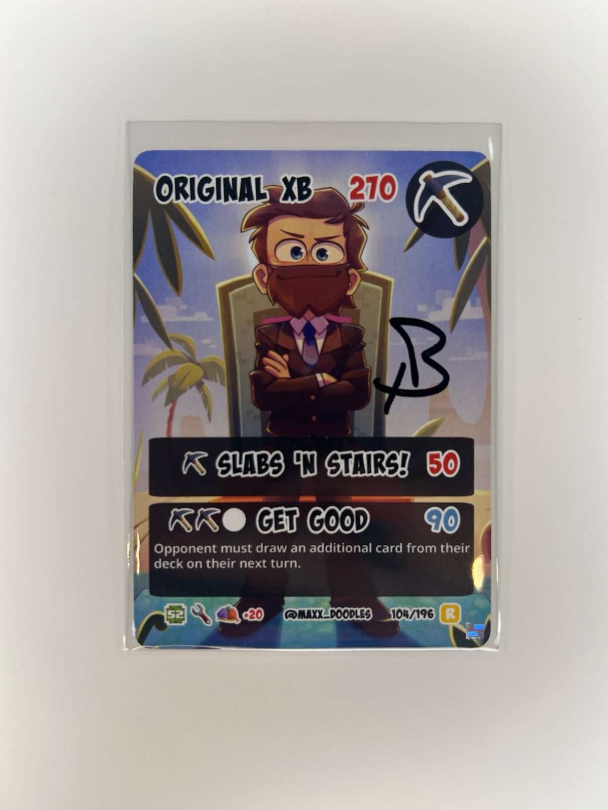 Hermitcraft TCG Original XB SIGNED card