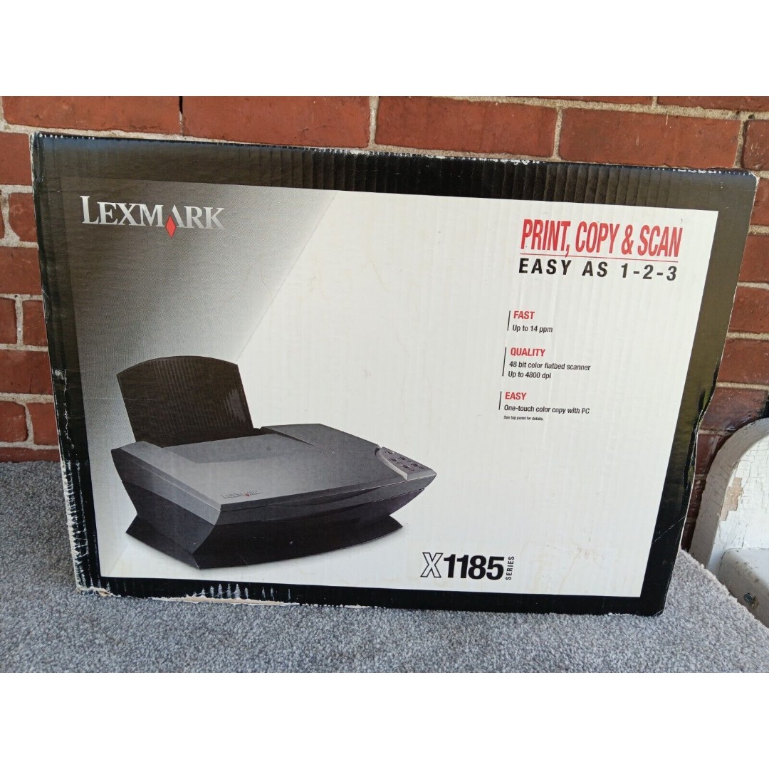 NEW IN BOX- Lexmark JetPrinter X1185 All-In-One Inkjet Printer PRINT, COPY, SCAN
