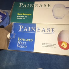 Massager wand heating wand