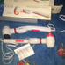 Massager wand heating wand