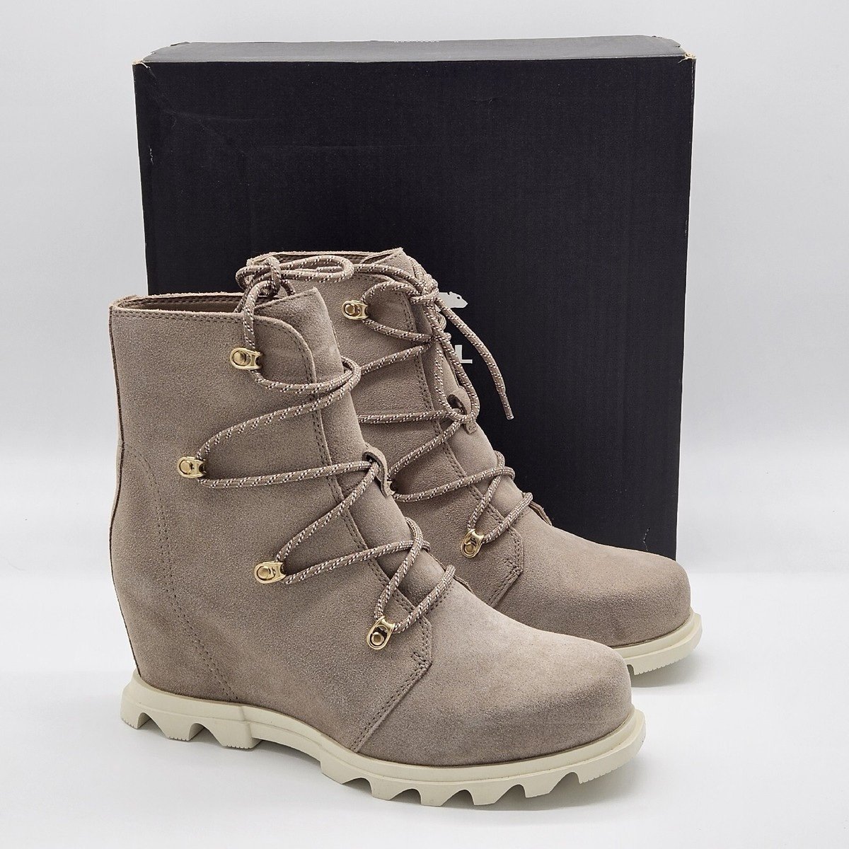 Sorel Lace Up Wedge Boot Women’s 8
