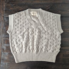 Misha & Puff XS-S cloud wool popcorn vest GUC