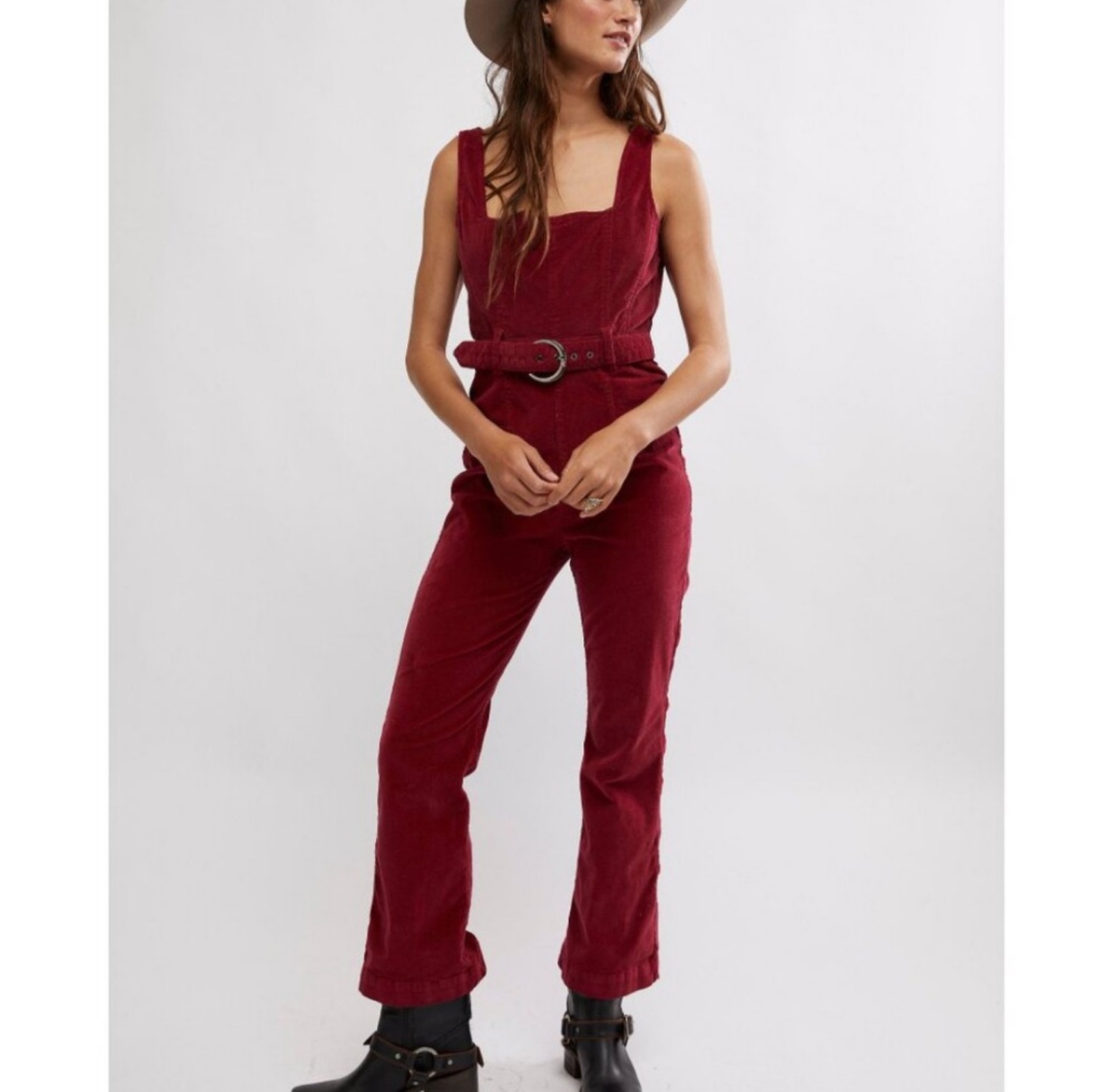 Free People Party Starter One Piece in Holly Berry