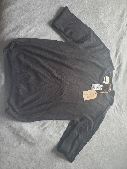 Weatherproof Black Cotton Cashmere L