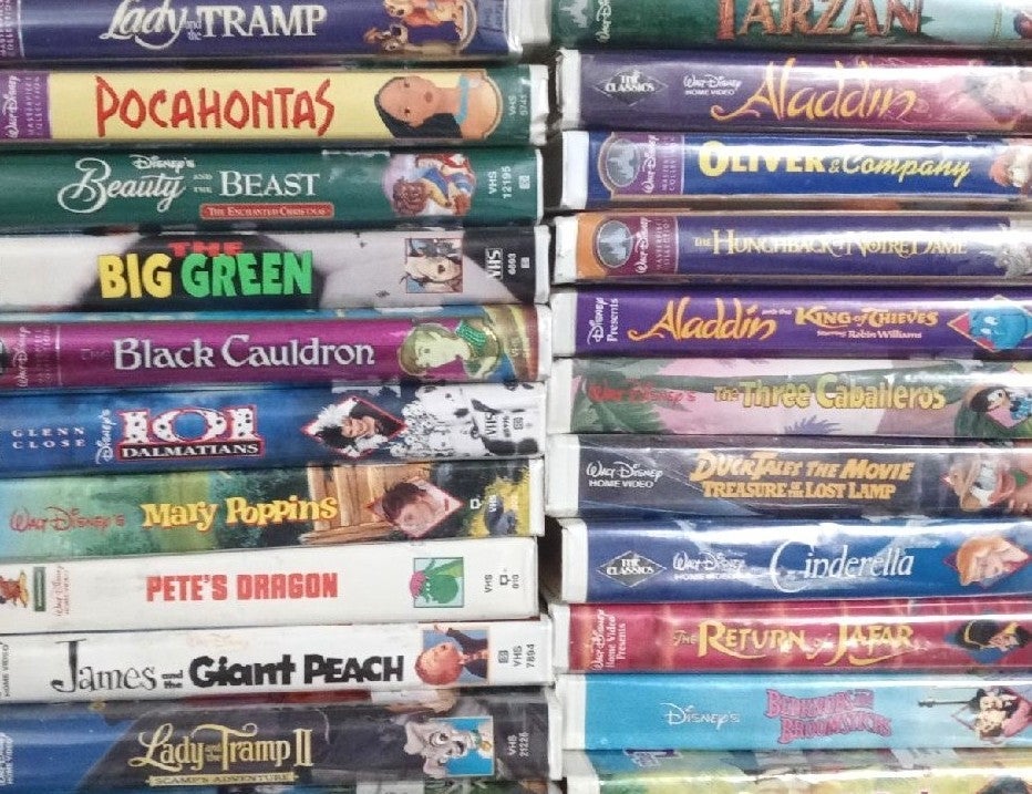 Lot of 21 disney vhs movies