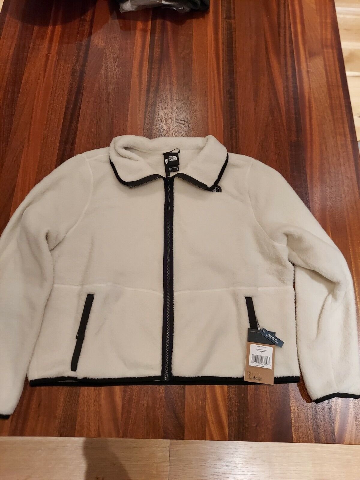 New ! The North Face Women's Campshire Short Jacket Vintage White X-Large