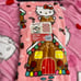 Hello Kitty Pink Gingerbread House Christmas Blanket
