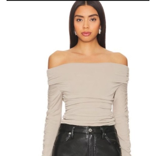 NWT - Steve Madden - Jolie Bodysuit - Beige Top (Revolve)