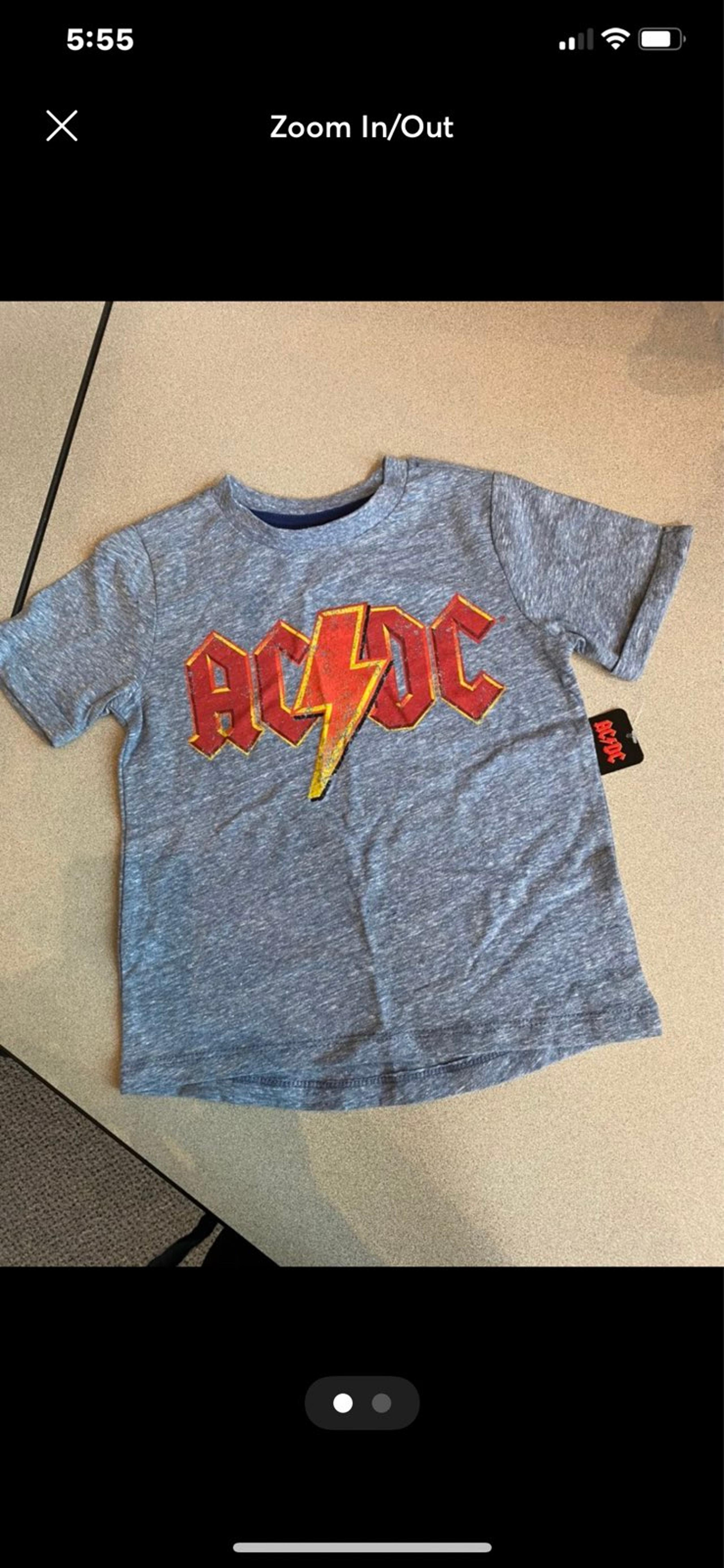 AC/DC TODDLER TEE-2T