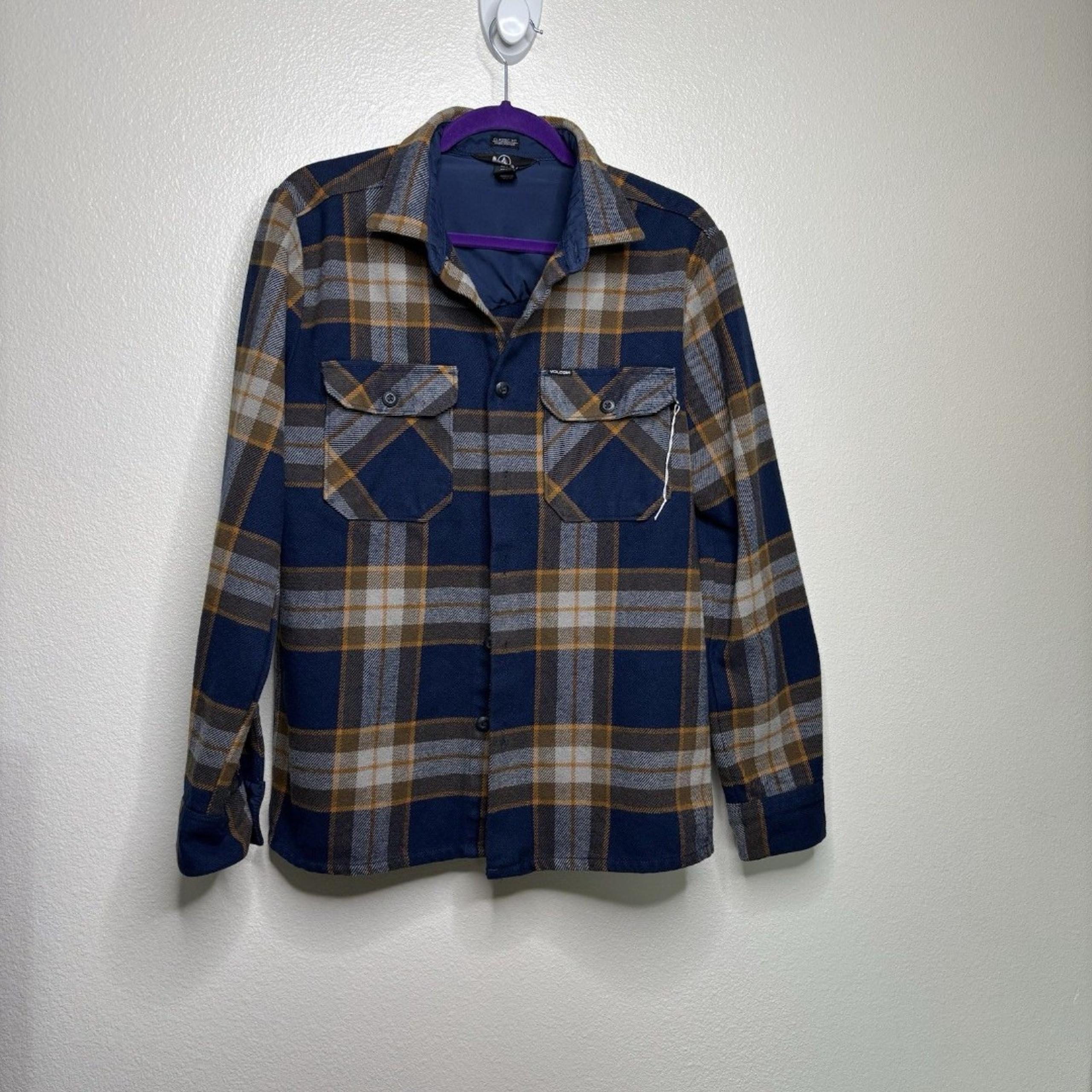 Volcom Classic Fit Heavy Flannel Shirt*Small* Plaid*EUC*Skate*Surf*Streetwear