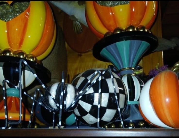 New Mackenzie childs courtly capiz spider