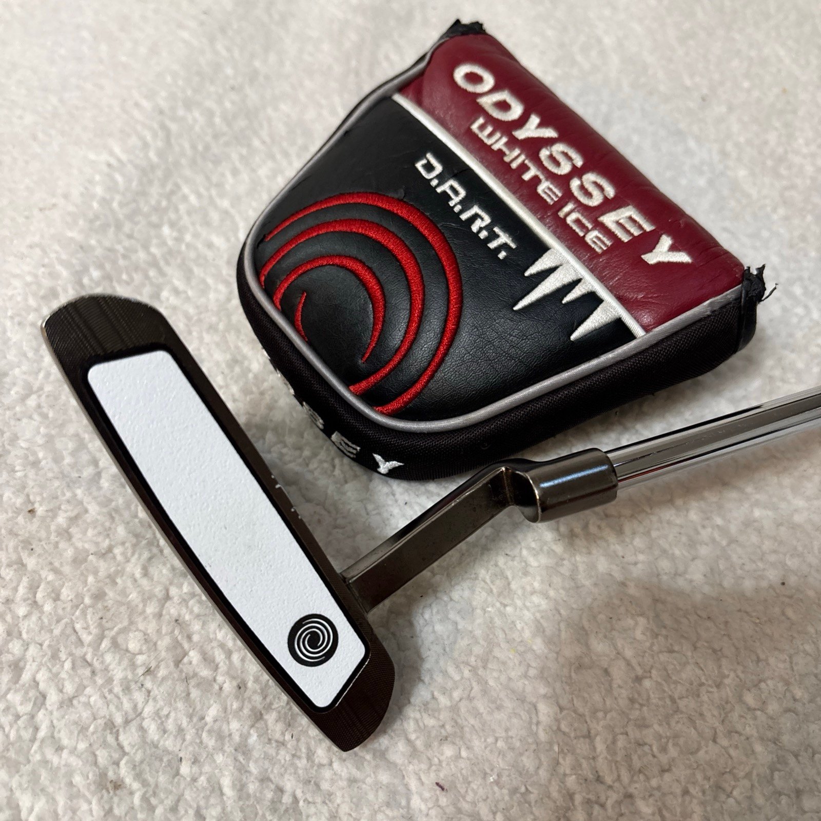 Odyssey White Ice D.A.R.T. Blade Putter Mens RH W/Extra