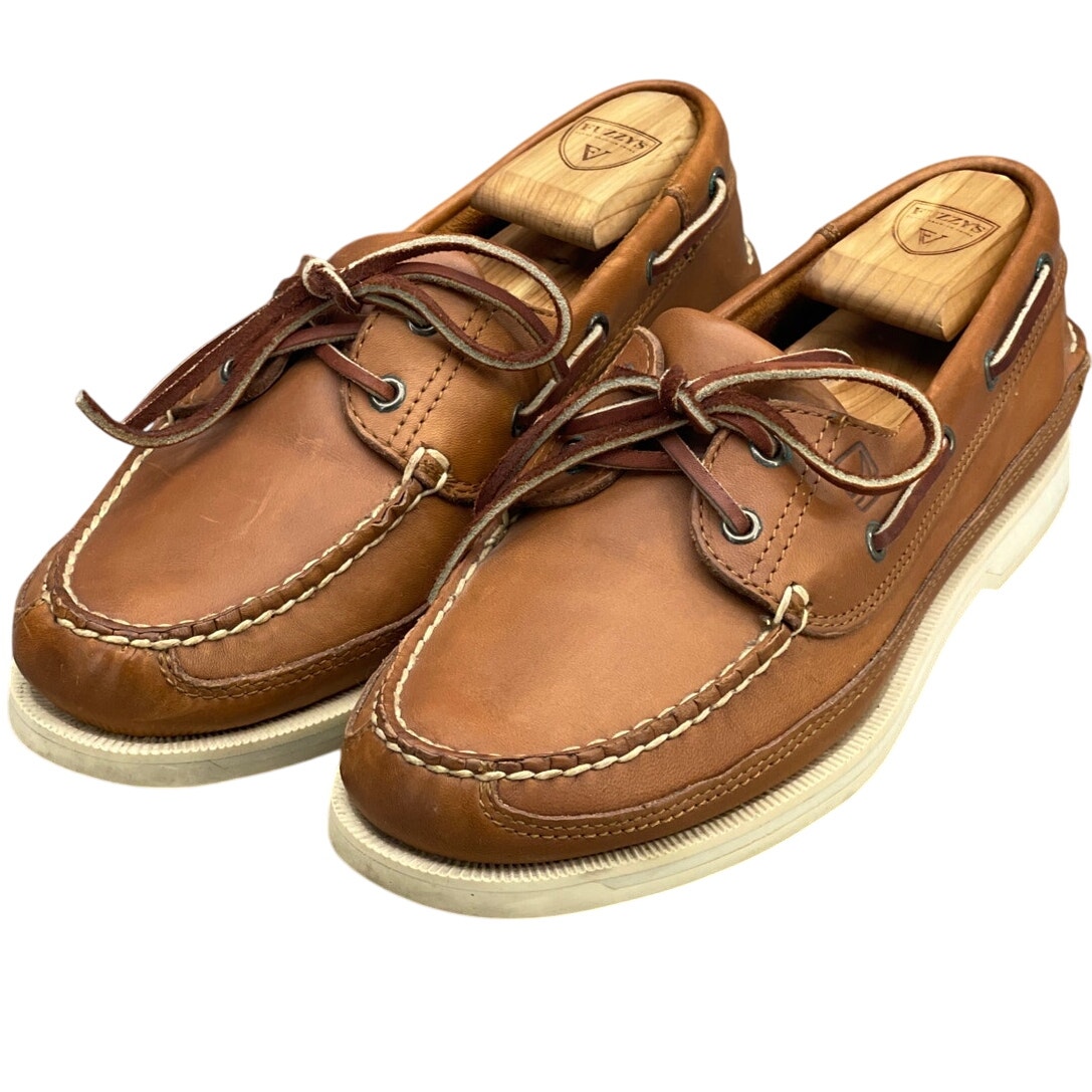 Sperry Top-Sider Brown Leather Slip On Comfort Deck Boat Loafer Men 8M