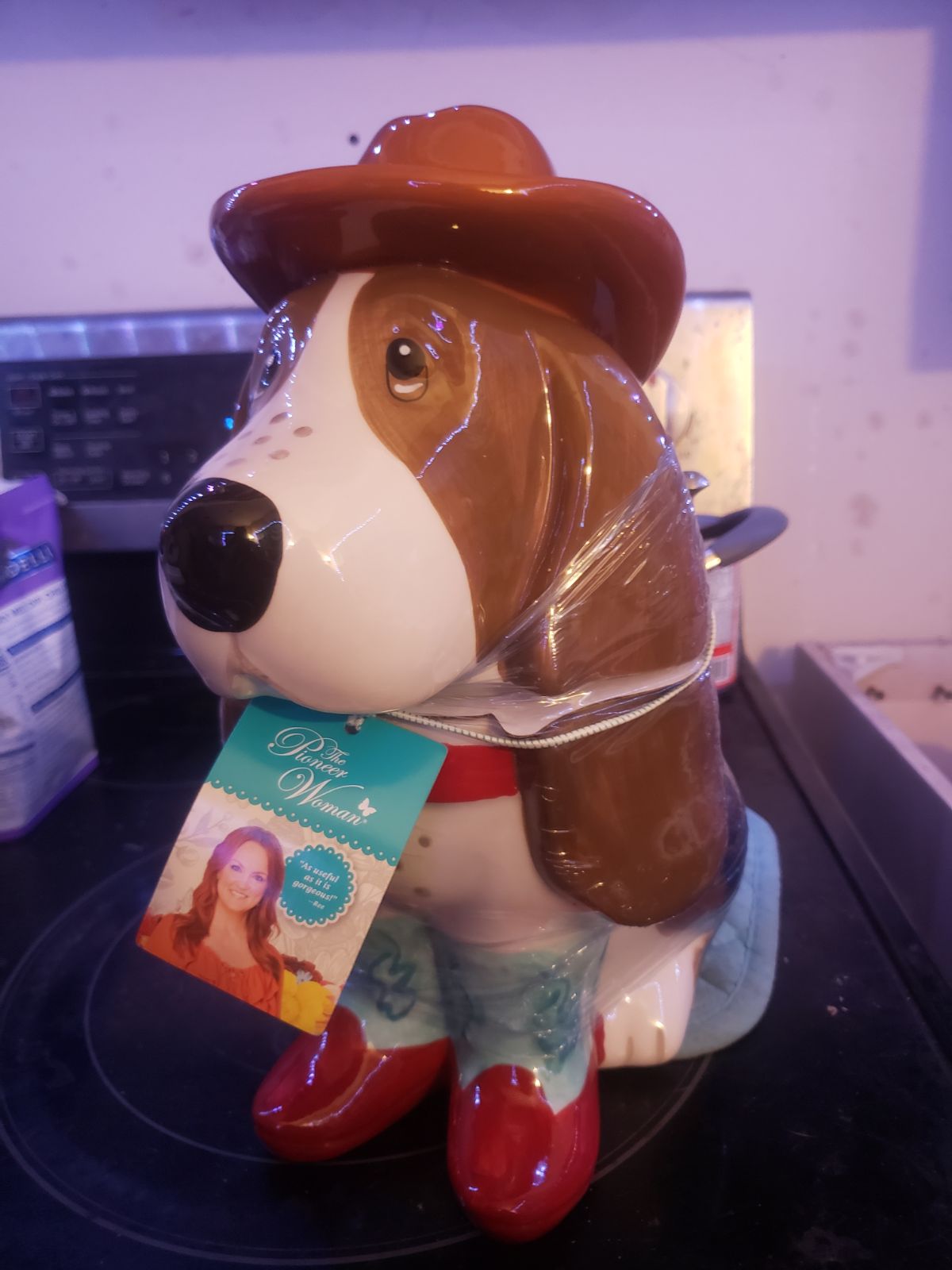 BNWT Pioneer Woman Charlie cookie jar
