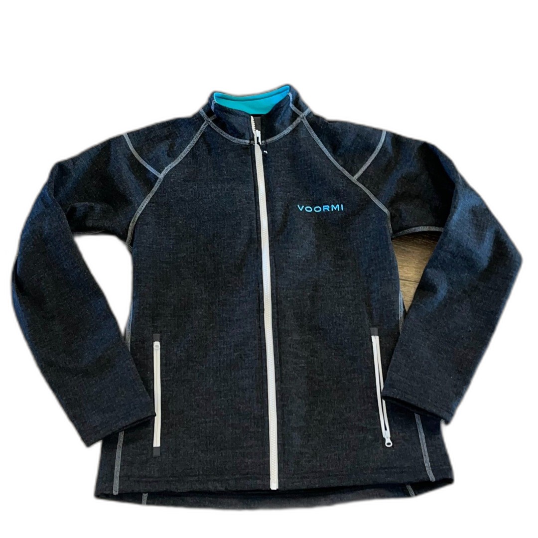 Voormi DiversionThermal Full Zip Jacket Women's Size Small Gray Logo