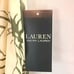 New LAUREN RALPH LAUREN Womens (12) Cream & Black Chiffon Ruffle Midi Skirt 185