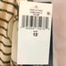 New LAUREN RALPH LAUREN Womens (12) Cream & Black Chiffon Ruffle Midi Skirt 185