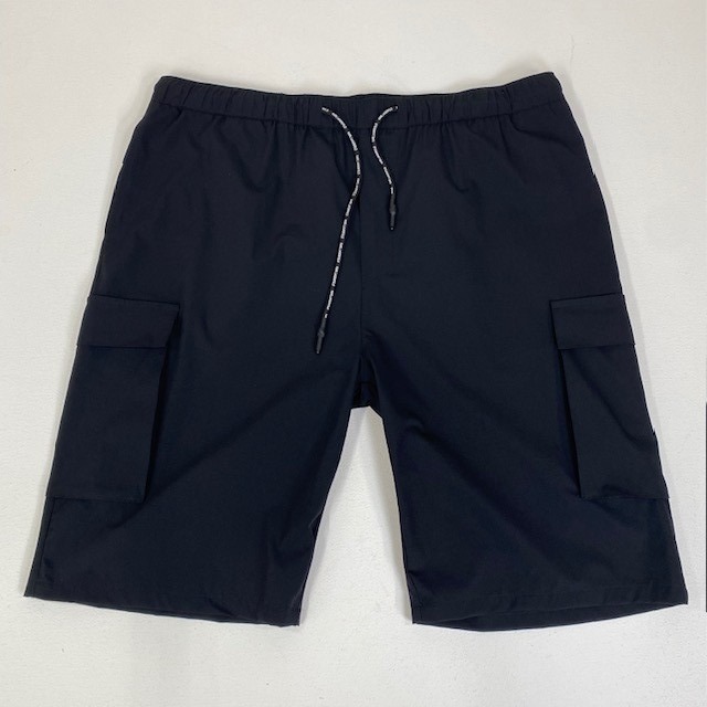 Karl Lagerfeld Paris Cargo Shorts Drawstring Black Casual Mens Size XL