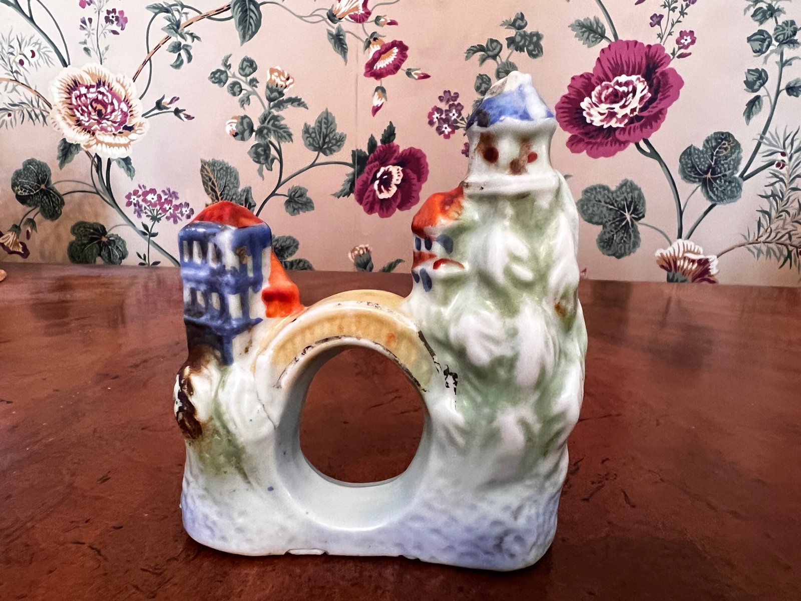 Vintage 1960's Japan Aquarium Fish Tank Castle Bubble House
