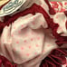 Shower Cap Vintage Cosmetic Company bright pink and coral flowers. One size