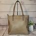 Michael Kors Morgan Tan Dusty Sand Large Nylon Zip Shoulder Tote Handbag
