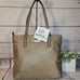Michael Kors Morgan Tan Dusty Sand Large Nylon Zip Shoulder Tote Handbag