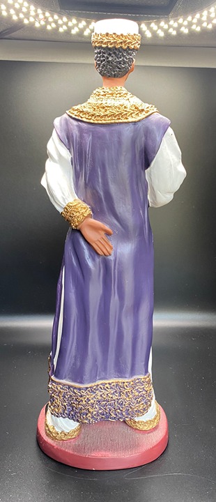 Vintage United Treasures Inc.’s Ebony Treasures African Prince in Purple