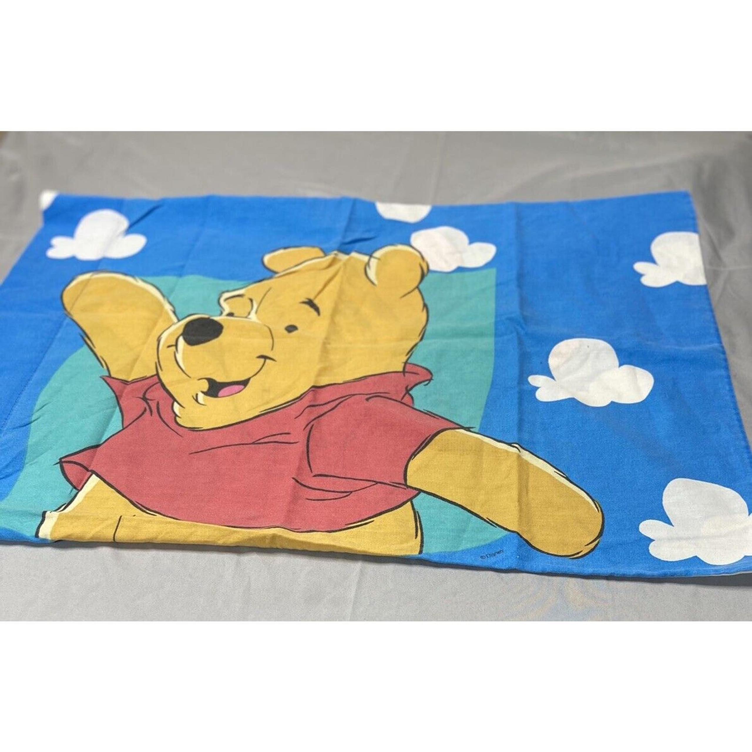 Disney Vintage Winnie the Pooh & Piglet Double Sided Standard Pillowcase