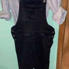 black overalls