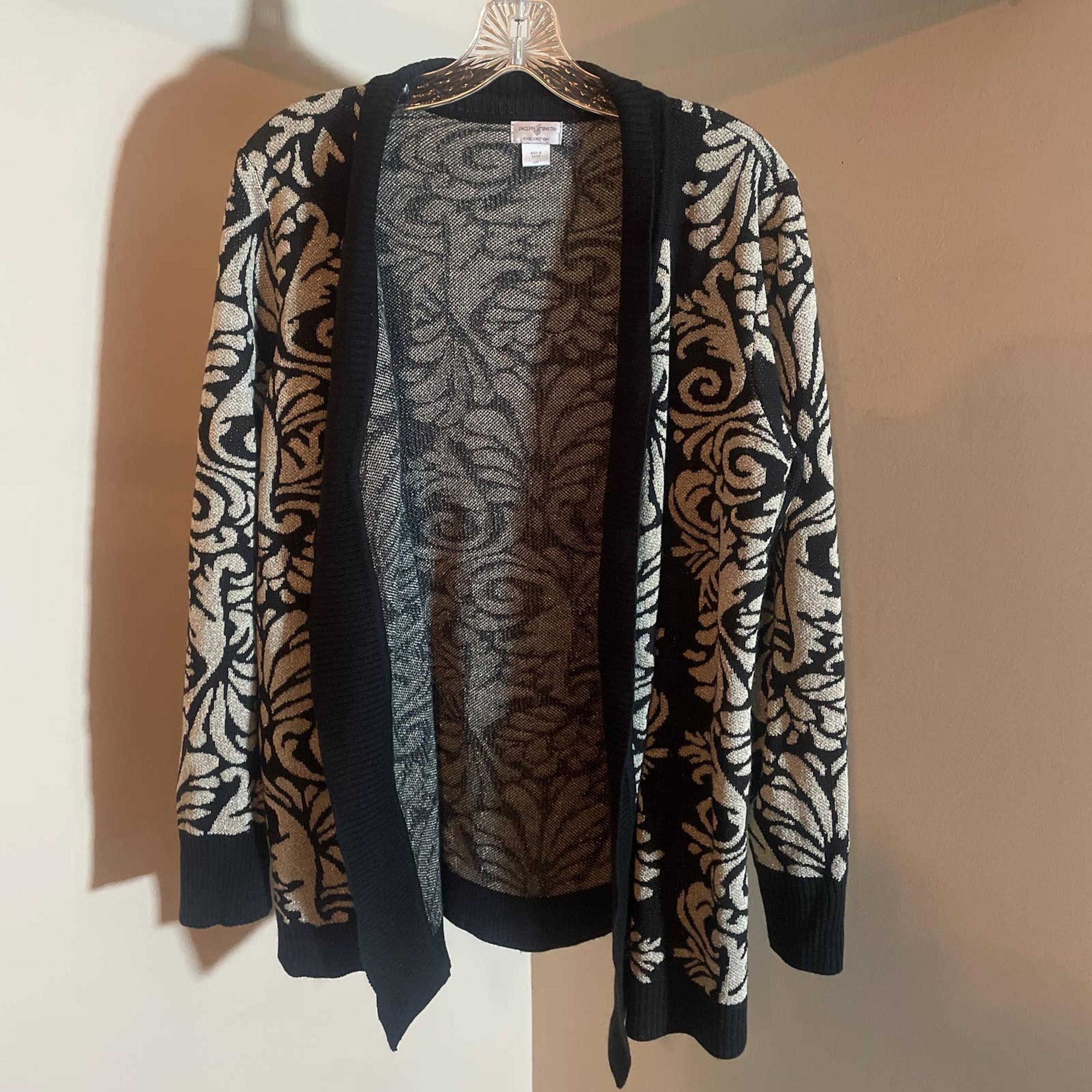 Jaclyn Smith Collection Women’s Sz L Caridagan Sweater