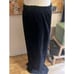 NWT Bryn Walker Pull On Black Cotton Velveteen Maxi Straight Skirt L