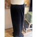NWT Bryn Walker Pull On Black Cotton Velveteen Maxi Straight Skirt L