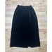 NWT Bryn Walker Pull On Black Cotton Velveteen Maxi Straight Skirt L