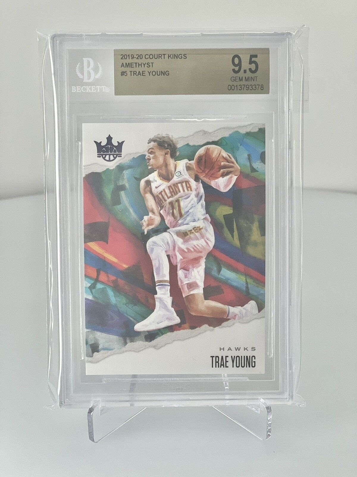 Trae Young 2019-20 Panini Court Kings /99 #5 BGS 9.5 GEM MINT