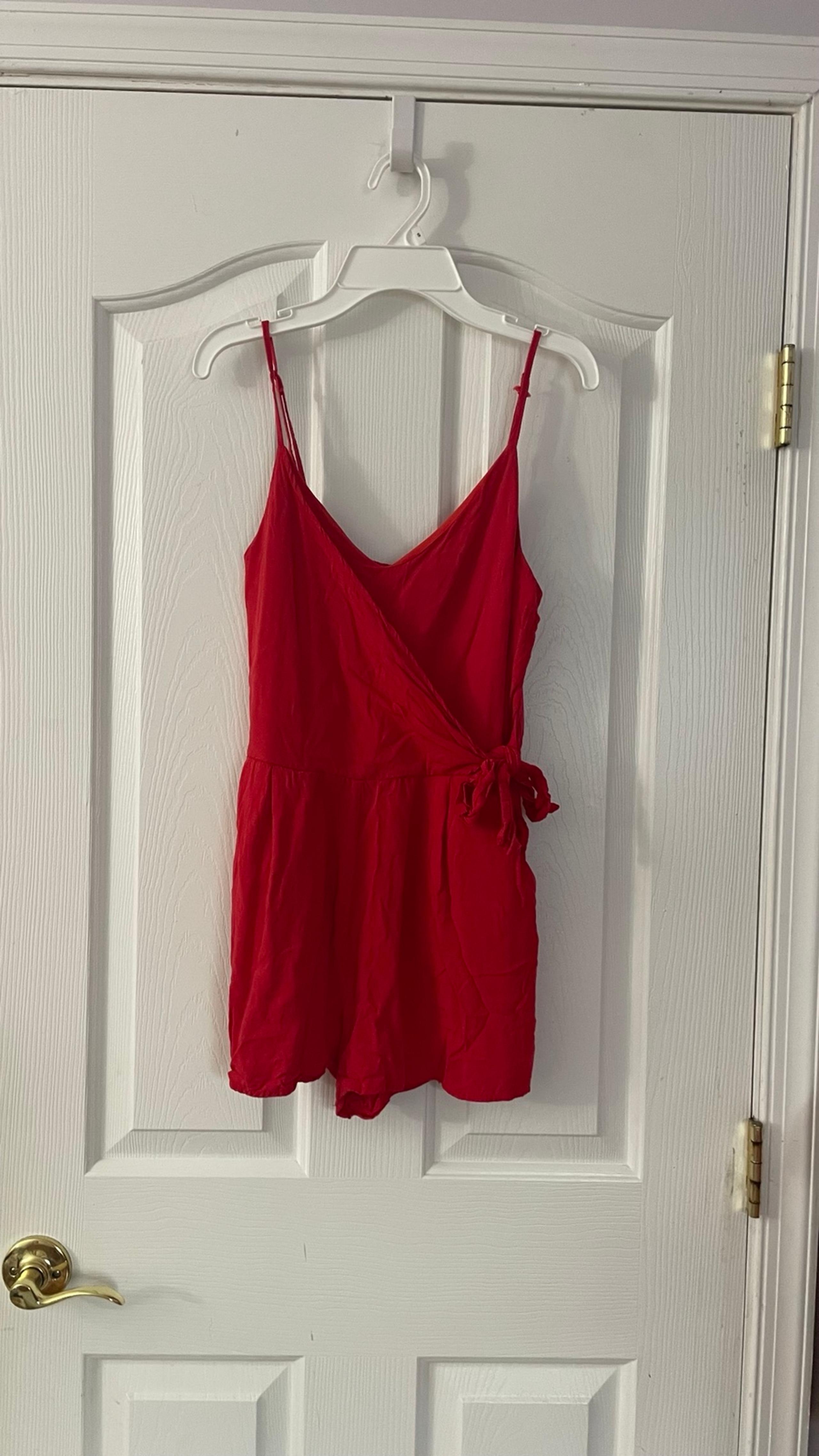 red romper