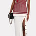 3.1 PHILLIP LIM Plaid Intarsia Cotton-Wool Halter Top