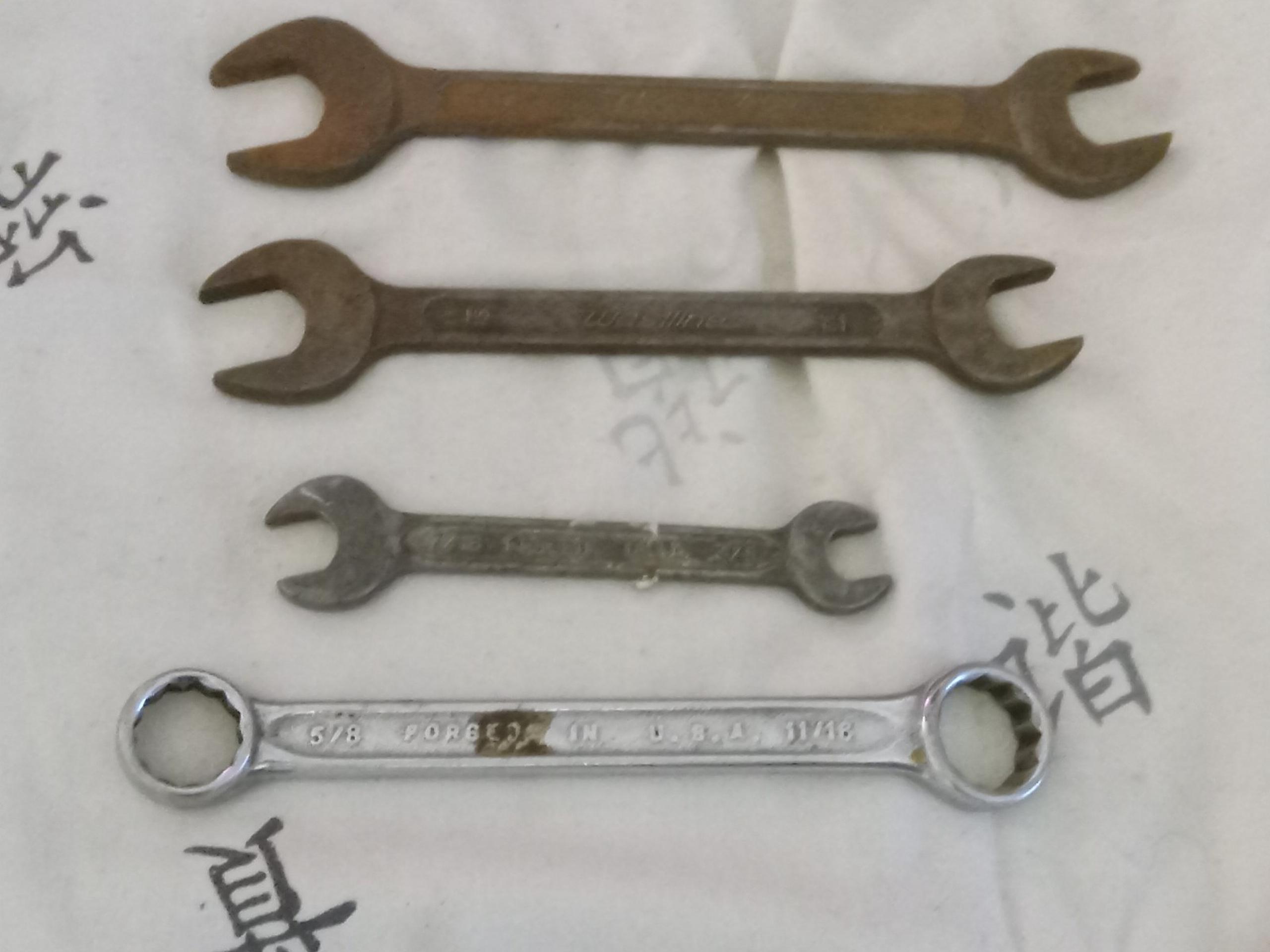 Vintage wrenches