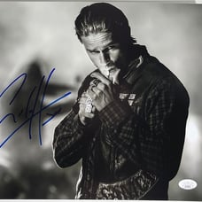 Charlie Hunnam Signed Sons Of Anarchy Jax 11x14 Photo D Autograph SOA JSA COA
