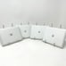 Crate and Barrel CB2 Appetizer/Snack Plates Oliver Collection Set of 4 2016/17