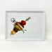 Crate and Barrel CB2 Appetizer/Snack Plates Oliver Collection Set of 4 2016/17