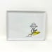 Crate and Barrel CB2 Appetizer/Snack Plates Oliver Collection Set of 4 2016/17