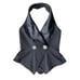 Vintage 1990’s After Five Evening Halter Neck Tuxedo Top
