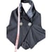 Vintage 1990’s After Five Evening Halter Neck Tuxedo Top