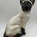 (Only One!) 1940's Giovanni Ronzan Porcelain Siamese Cat Figurine Made in Italy!