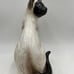 (Only One!) 1940's Giovanni Ronzan Porcelain Siamese Cat Figurine Made in Italy!