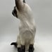 (Only One!) 1940's Giovanni Ronzan Porcelain Siamese Cat Figurine Made in Italy!