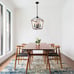 Indoor 4-Light Rustic Farmhouse Ceiling Hanging Lamp Vintage Chandelier 110V