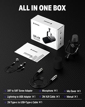 UA-44 USB Microphone with built-in headphone / monitor output